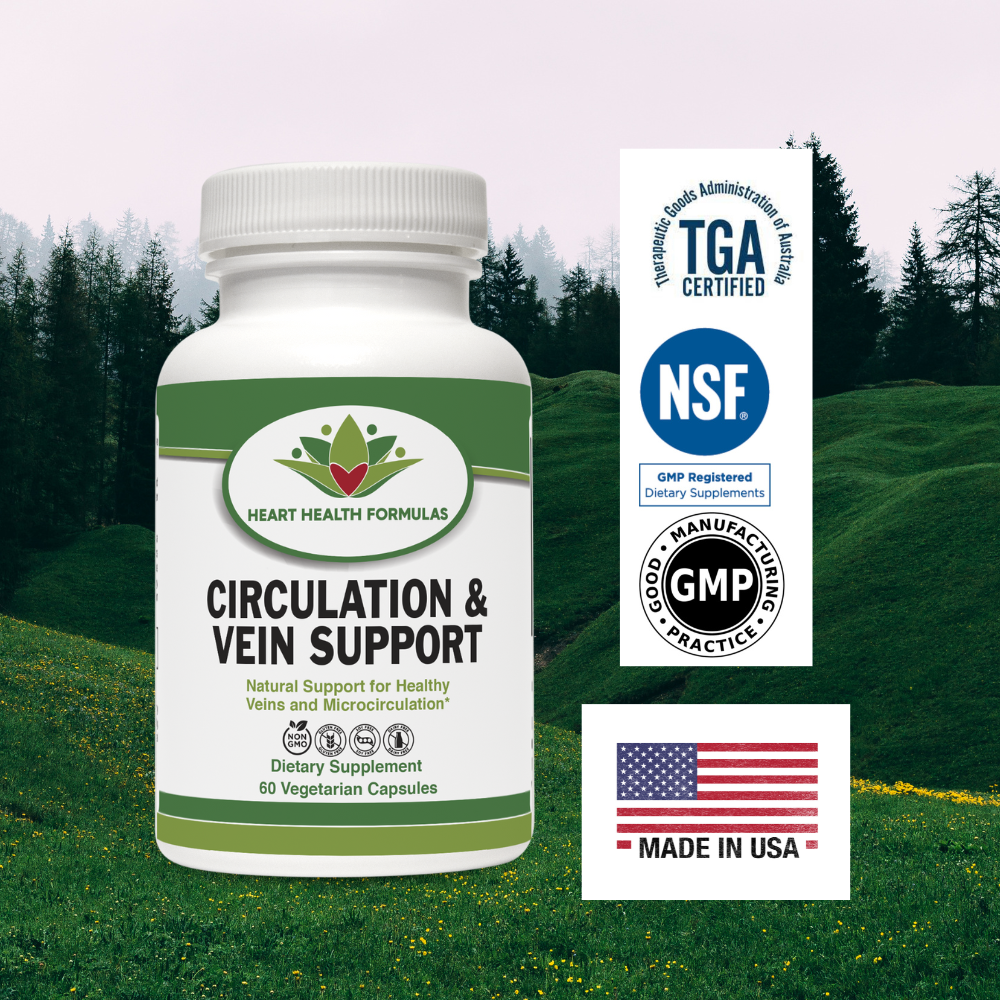 Heart Health Formulas Circulation & Vein Support Dietary Supplement