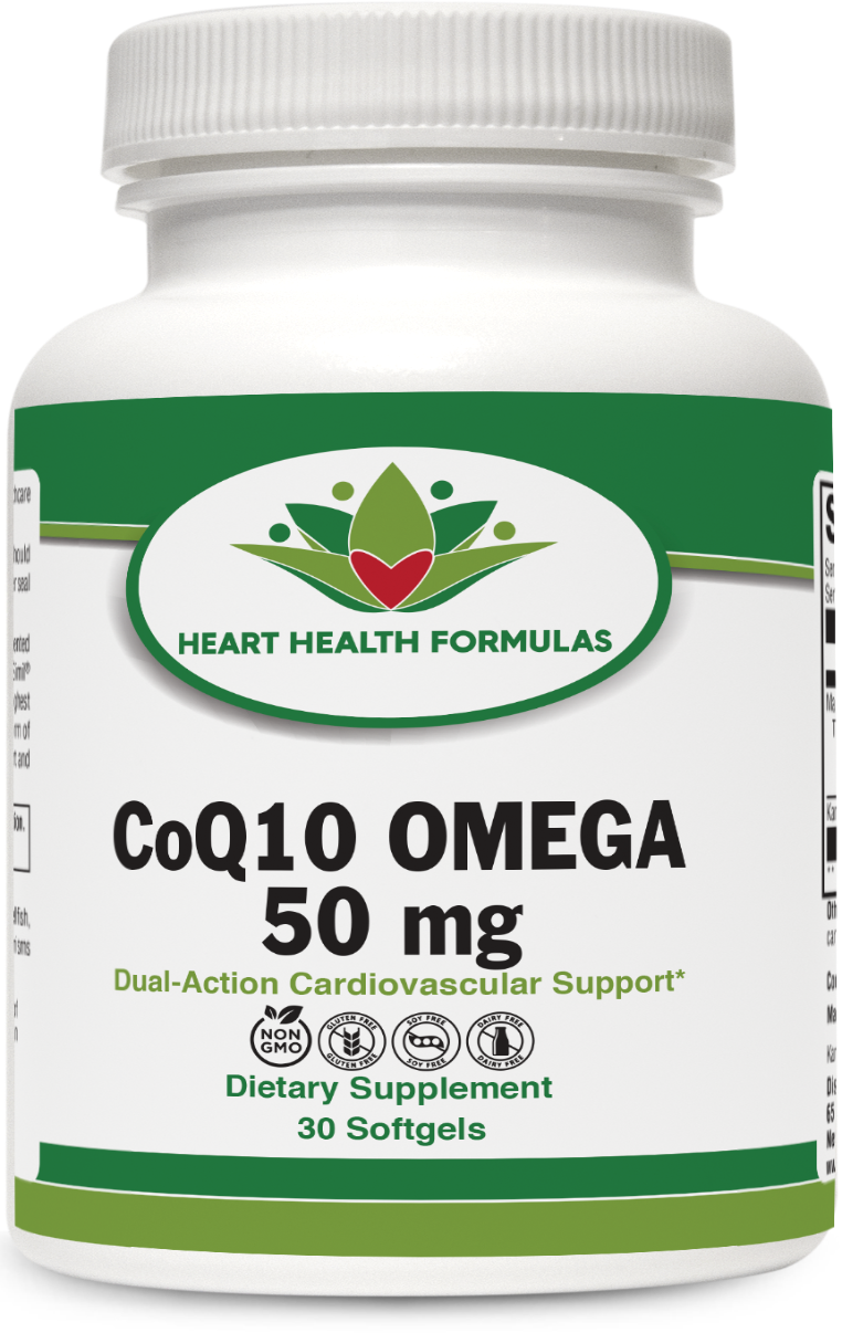 Heart Health Formulas CoQ10 Omega 50mg Dietary Supplement