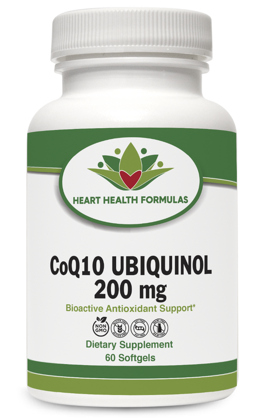 Heart Health Formulas CoQ10 Ubiquinol 200mg