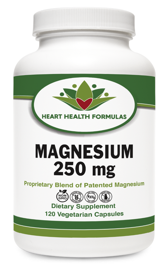 Heart Health Formulas Magnesium 250mg Dietary Supplement