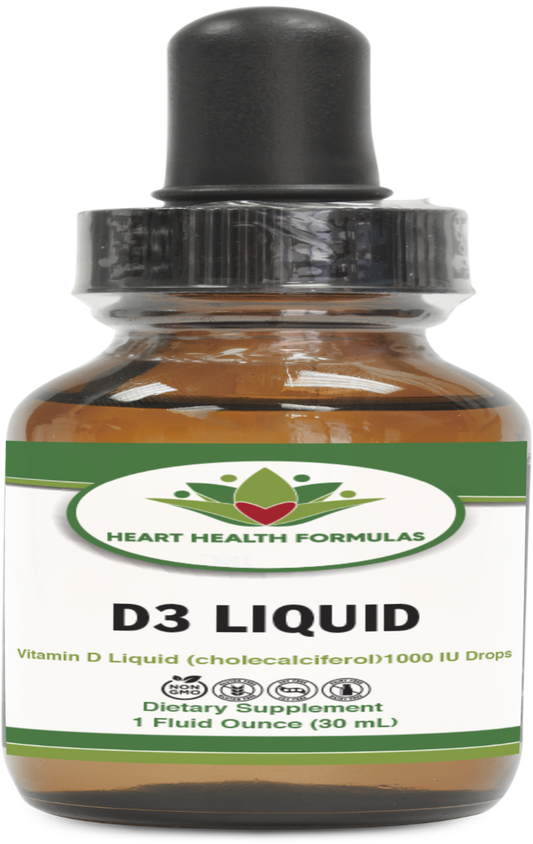 Heart Health Formulas D3 Liquid Dietary Supplement