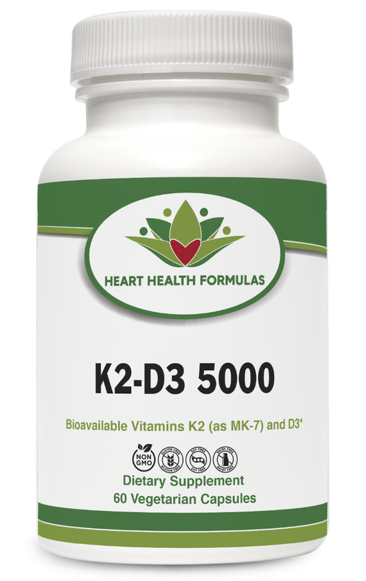 Heart Health Formulas K2-D3 5000 Dietary Supplement